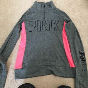 Gray/pink athletic long sleeve shirt!